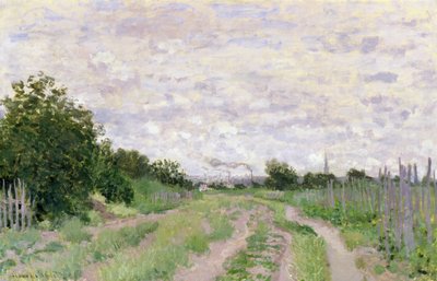 Pfad durch die Weinberge, Argenteuil, 1872 von Claude Monet